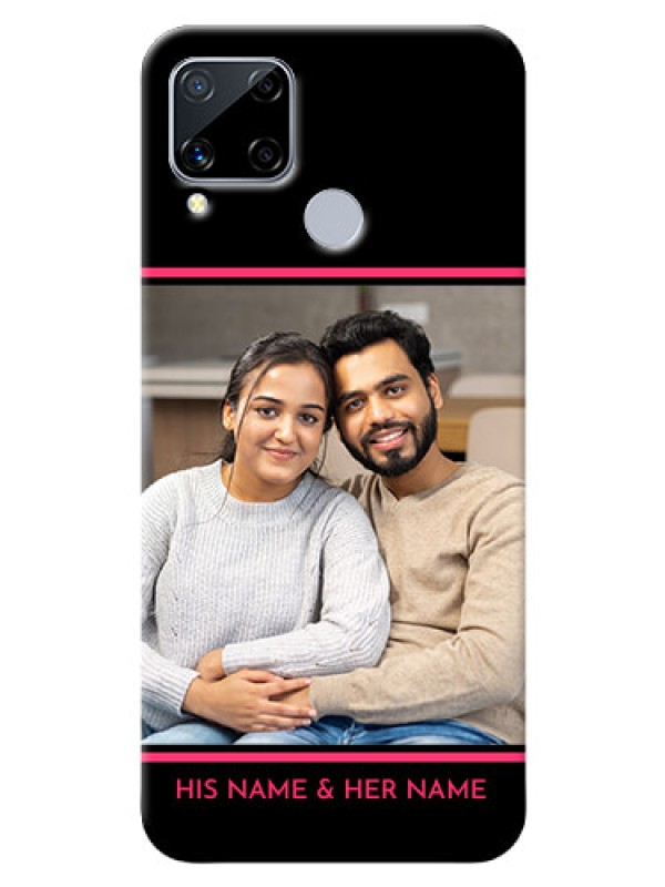 Custom Realme C15 Mobile Covers With Add Text Design