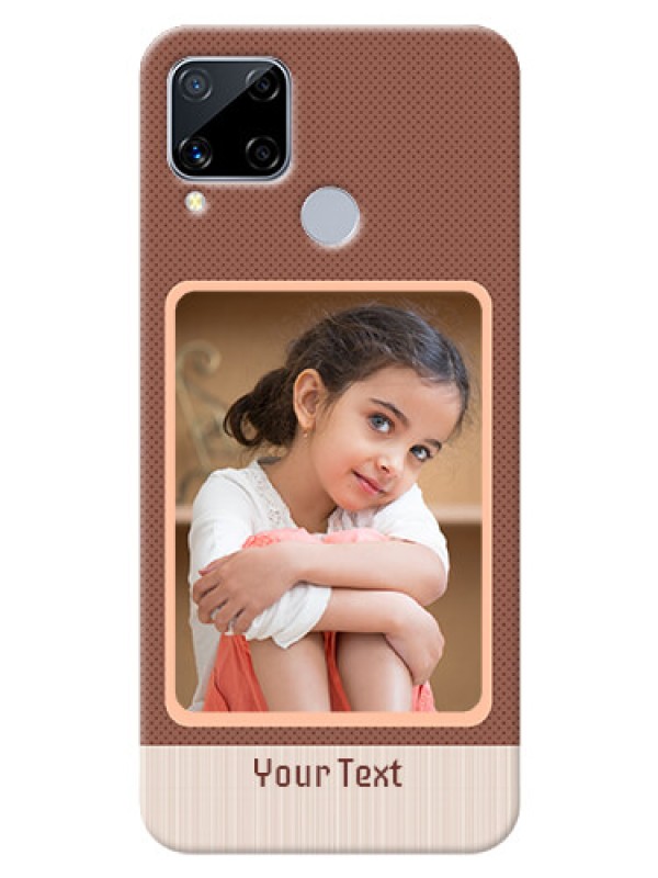Custom Realme C15 Phone Covers: Simple Pic Upload Design
