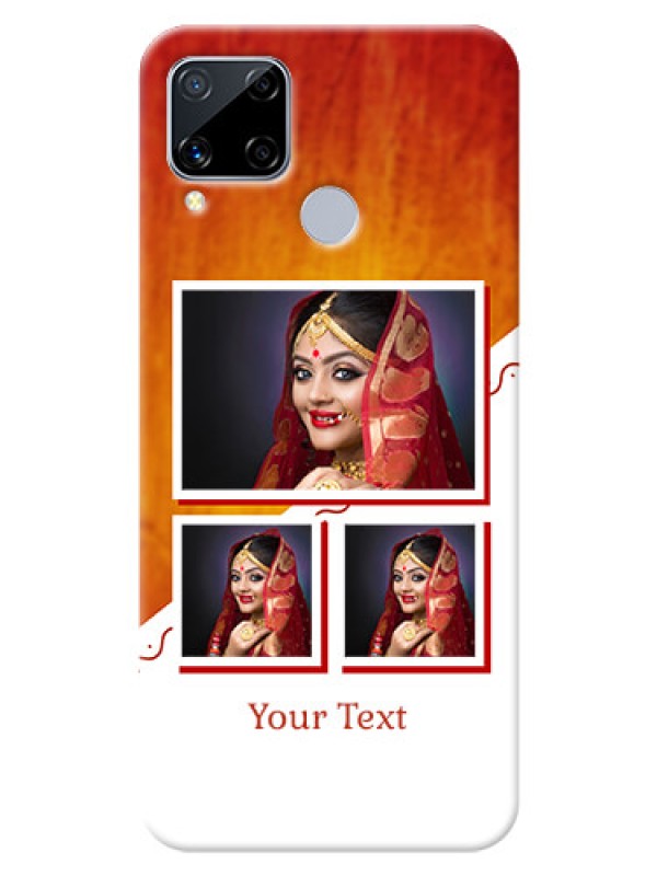 Custom Realme C15 Personalised Phone Cases: Wedding Memories Design  