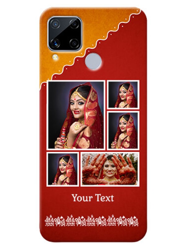 Custom Realme C15 customized phone cases: Wedding Pic Upload Design