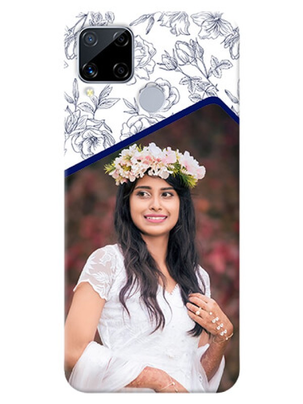 Custom Realme C15 Phone Cases: Premium Floral Design
