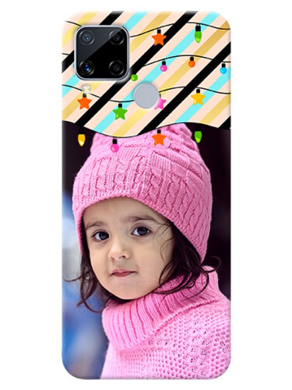 Custom Realme C15 Personalized Mobile Covers: Lights Hanging Design