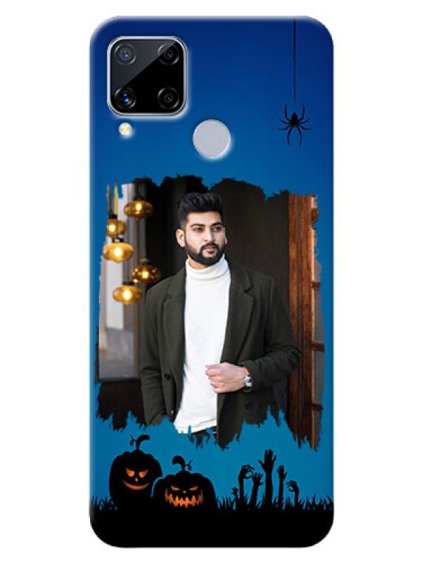 Custom Realme C15 mobile cases online with pro Halloween design 