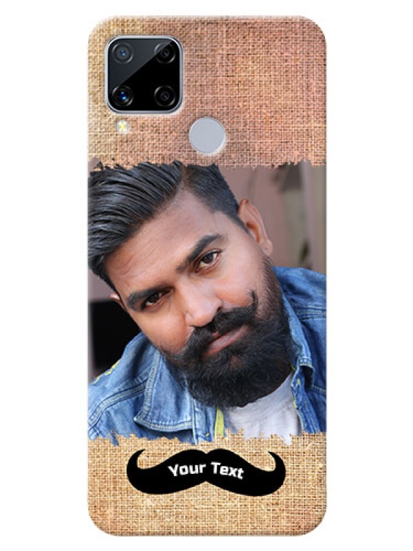 Custom Realme C15 Mobile Back Covers Online with Texture Design