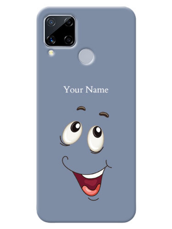 Custom Realme C15 Phone Back Covers: Laughing Cartoon Face Design