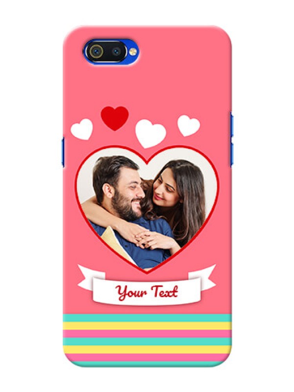 Custom Realme C2 Personalised mobile covers: Love Doodle Design