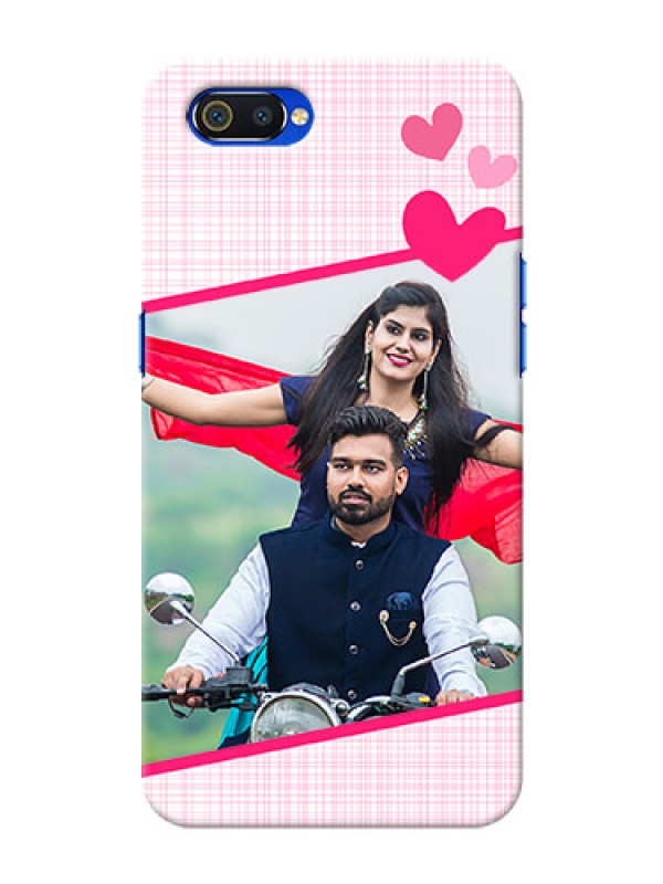 Custom Realme C2 Personalised Phone Cases: Love Shape Heart Design