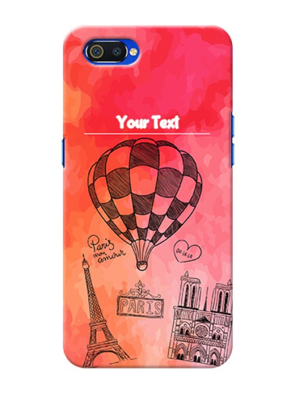 Custom Realme C2 Personalized Mobile Covers: Paris Theme Design