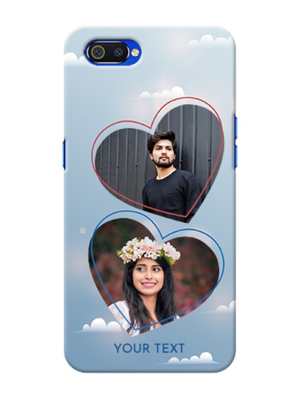 Custom Realme C2 Phone Cases: Blue Color Couple Design 
