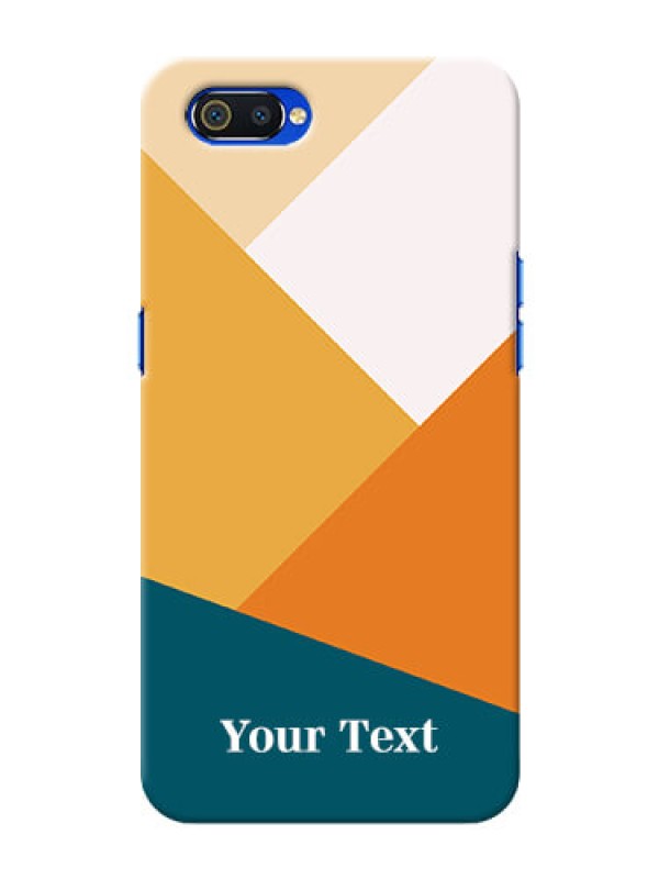 Custom Realme C2 Custom Phone Cases: Stacked Multi-colour Design