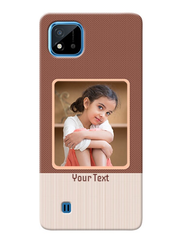Custom Realme C20 Phone Covers: Simple Pic Upload Design
