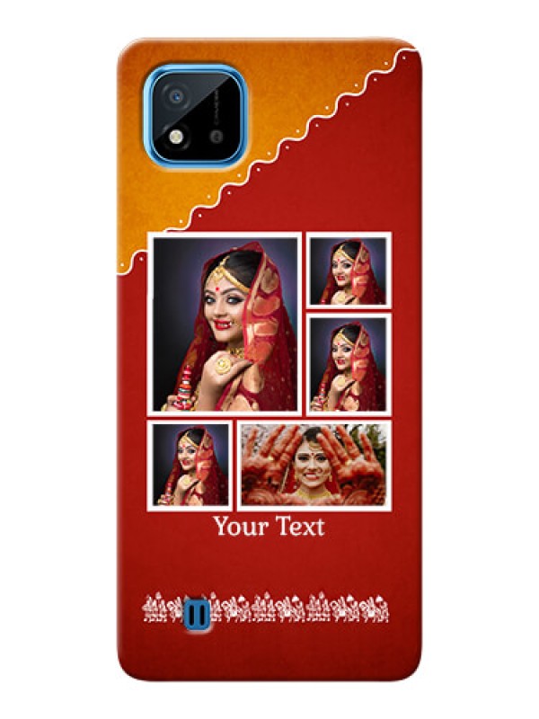 Custom Realme C20 customized phone cases: Wedding Pic Upload Design