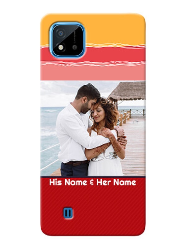 Custom Realme C20 custom mobile phone covers: Colorful Case Design