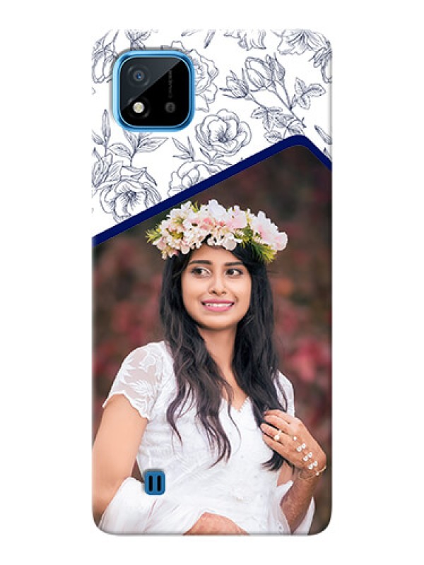 Custom Realme C20 Phone Cases: Premium Floral Design