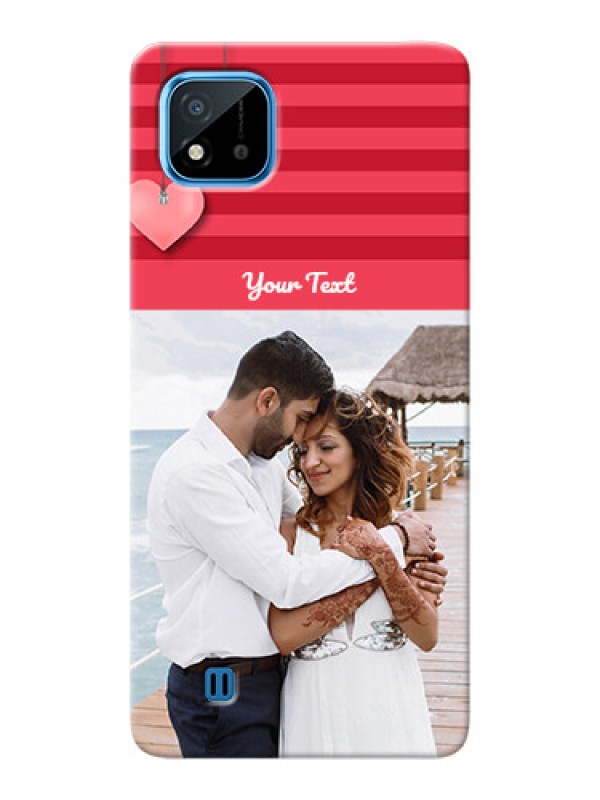 Custom Realme C20 Mobile Back Covers: Valentines Day Design