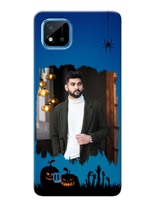 Custom Realme C20 mobile cases online with pro Halloween design 
