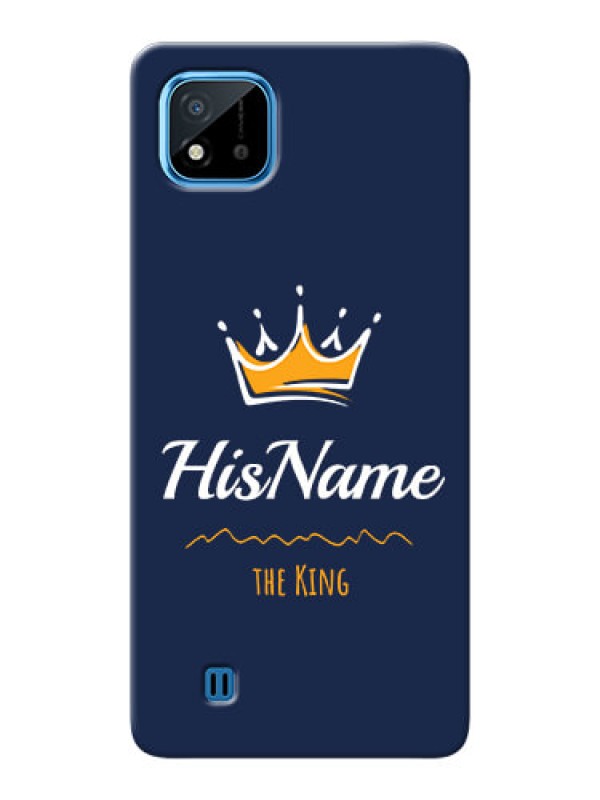 Custom Realme C20 King Phone Case with Name