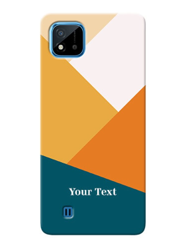 Custom Realme C20 Custom Phone Cases: Stacked Multi-colour Design