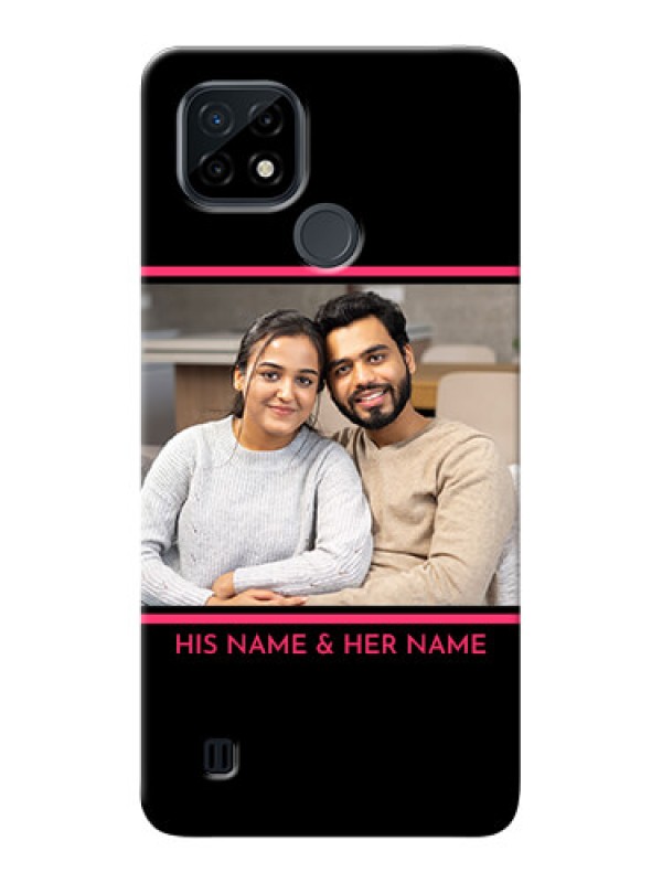 Custom Realme C21 Mobile Covers With Add Text Design