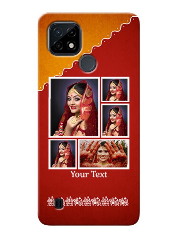 Custom Realme C21 customized phone cases: Wedding Pic Upload Design