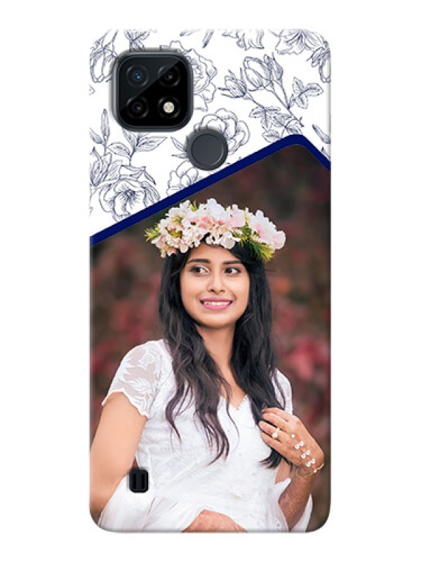 Custom Realme C21 Phone Cases: Premium Floral Design