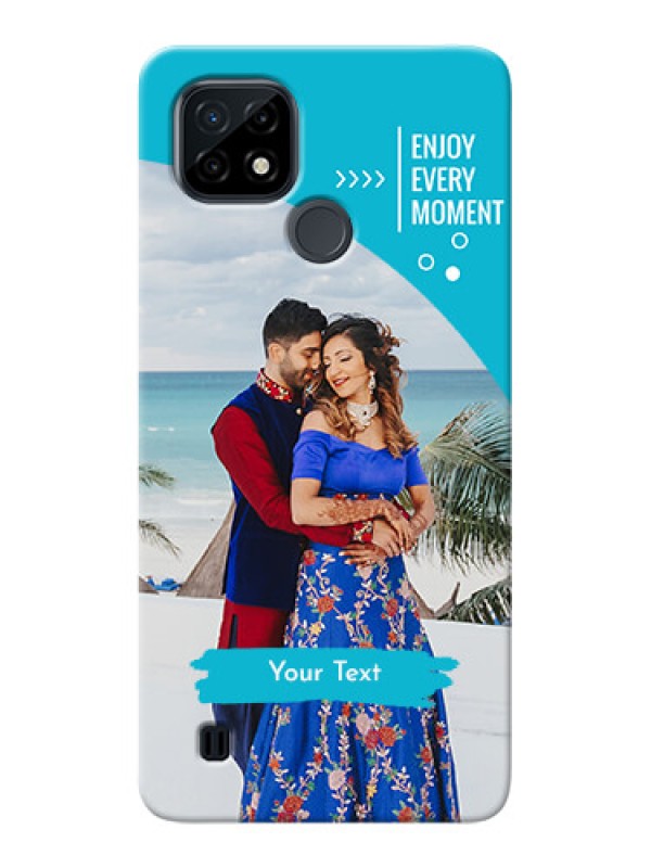 Custom Realme C21 Personalized Phone Covers: Happy Moment Design