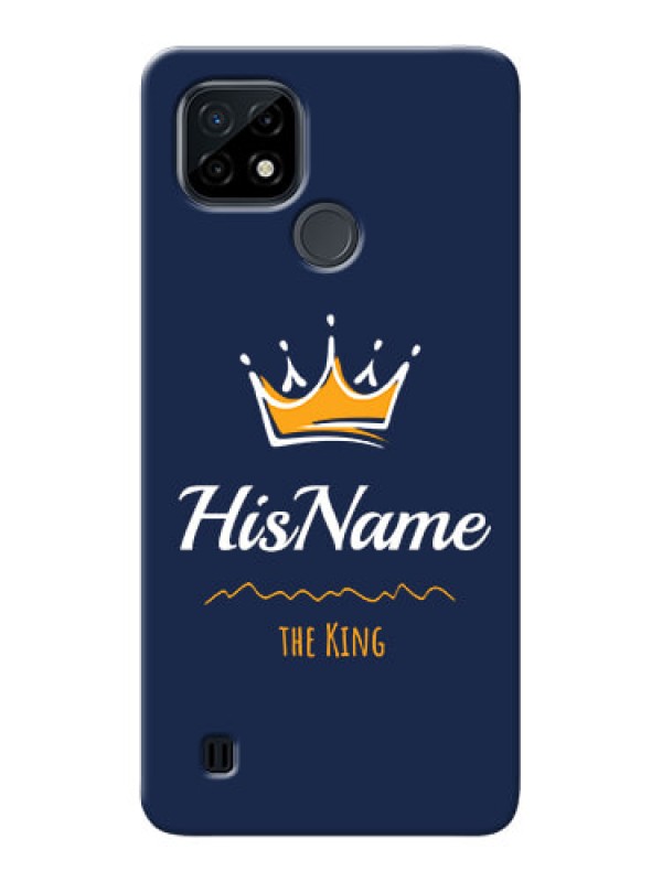 Custom Realme C21 King Phone Case with Name