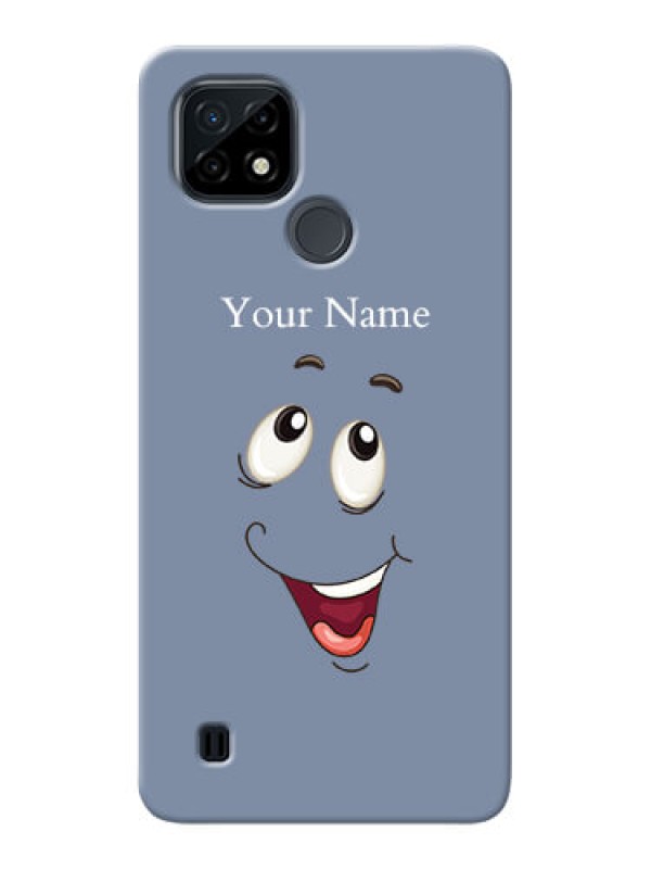 Custom Realme C21 Phone Back Covers: Laughing Cartoon Face Design