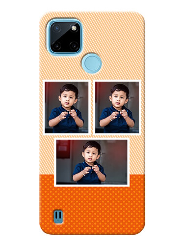 Custom Realme C21Y Mobile Back Covers: Bulk Photos Upload Design