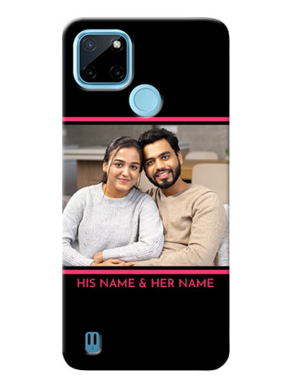 Custom Realme C21Y Mobile Covers With Add Text Design