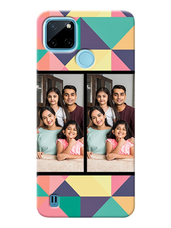 Custom Realme C21Y personalised phone covers: Bulk Pic Upload Design