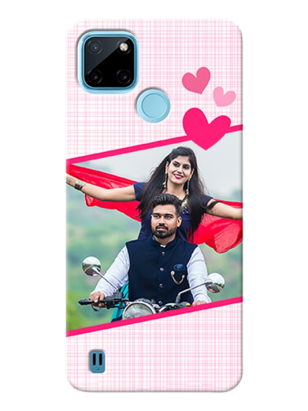 Custom Realme C21Y Personalised Phone Cases: Love Shape Heart Design