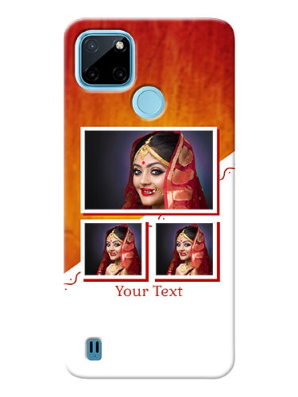 Custom Realme C21Y Personalised Phone Cases: Wedding Memories Design 