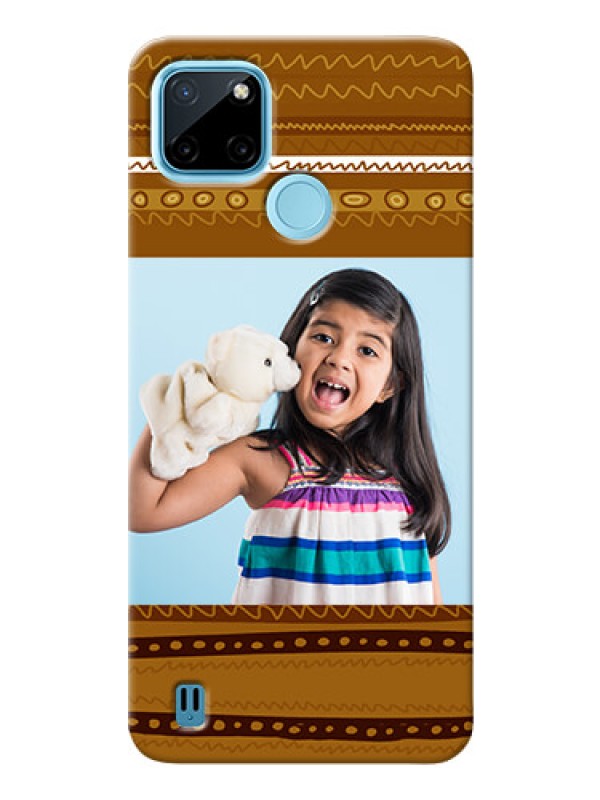 Custom Realme C21Y Mobile Covers: Friends Picture Upload Design 