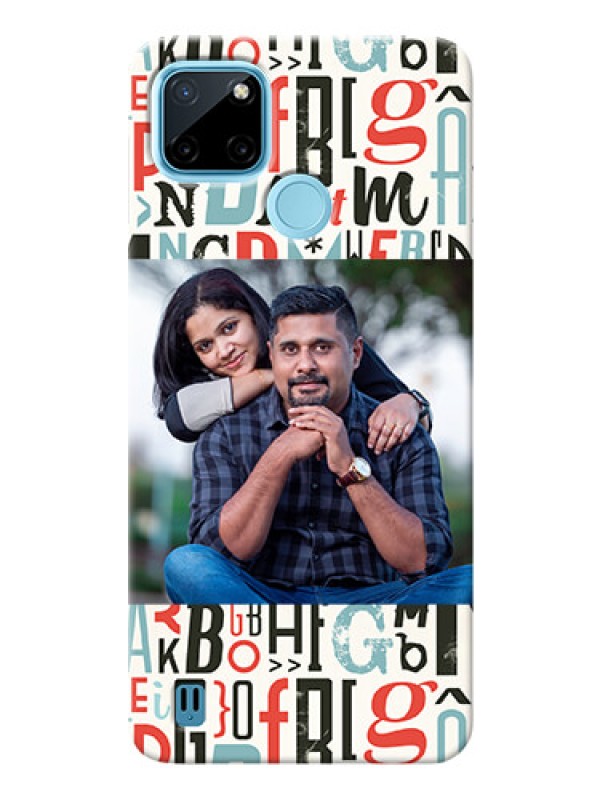 Custom Realme C21Y custom mobile phone covers: Alphabet Design