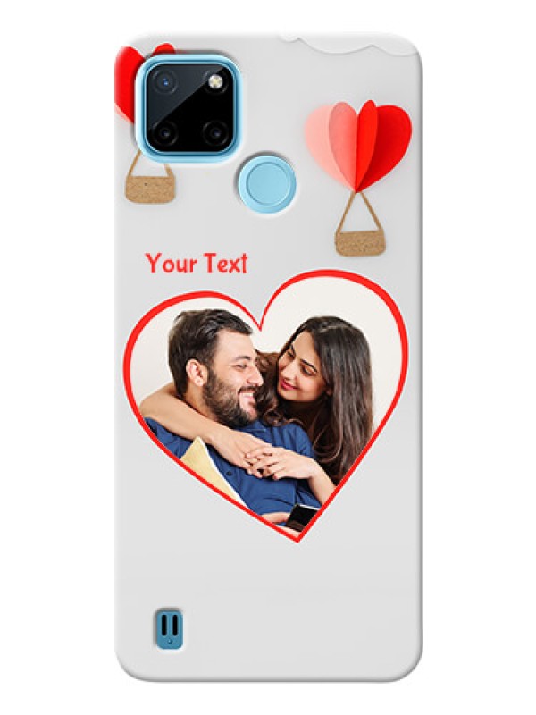 Custom Realme C21Y Phone Covers: Parachute Love Design