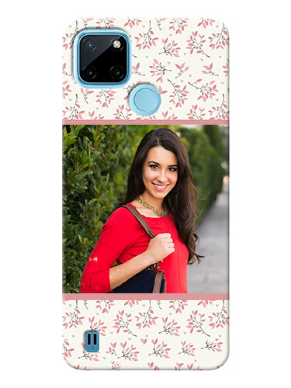 Custom Realme C21Y Back Covers: Premium Floral Design