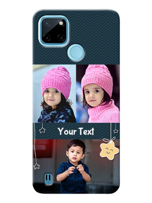 Custom Realme C21Y Mobile Back Covers Online: Hanging Stars Design