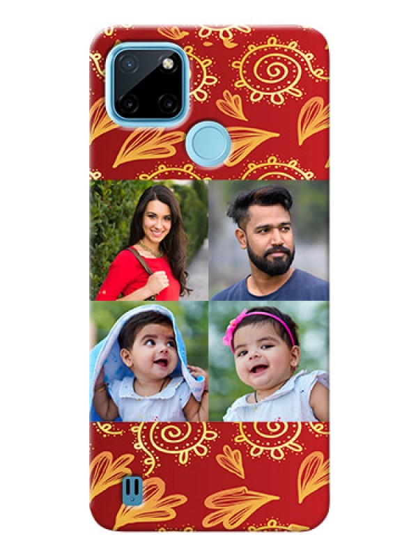 Custom Realme C21Y Mobile Phone Cases: 4 Image Traditional Design