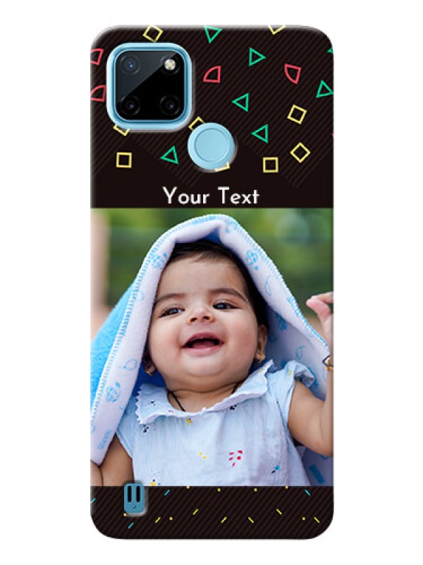 Custom Realme C21Y custom mobile cases with confetti birthday design