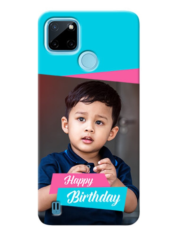 Custom Realme C21Y Mobile Covers: Image Holder with 2 Color Design