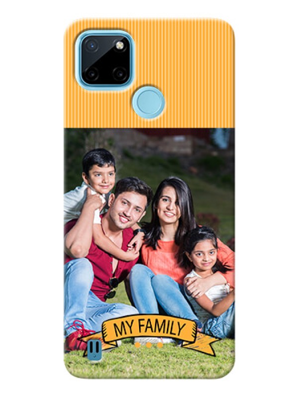 Custom Realme C21Y Personalized Mobile Cases: My Family Design