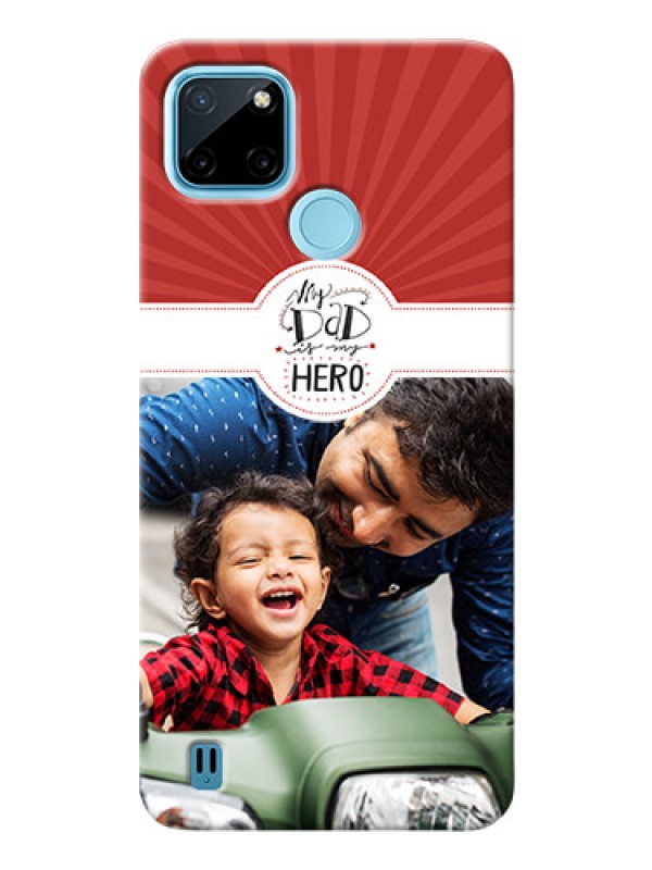 Custom Realme C21Y custom mobile phone cases: My Dad Hero Design