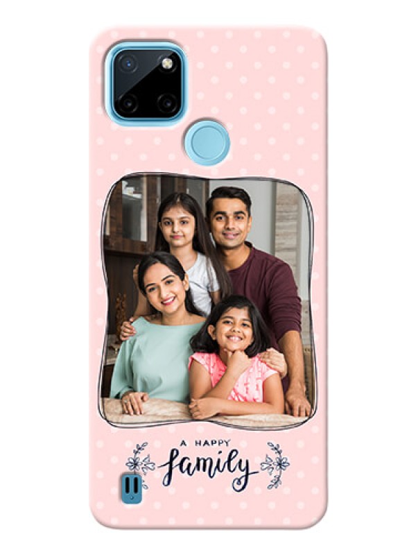Custom Realme C21Y Personalized Phone Cases: Family with Dots Design
