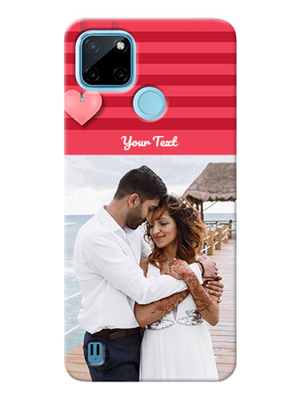 Custom Realme C21Y Mobile Back Covers: Valentines Day Design