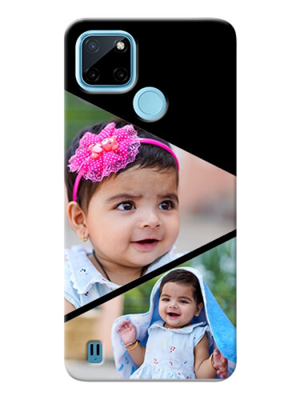 Custom Realme C21Y mobile back covers online: Semi Cut Design