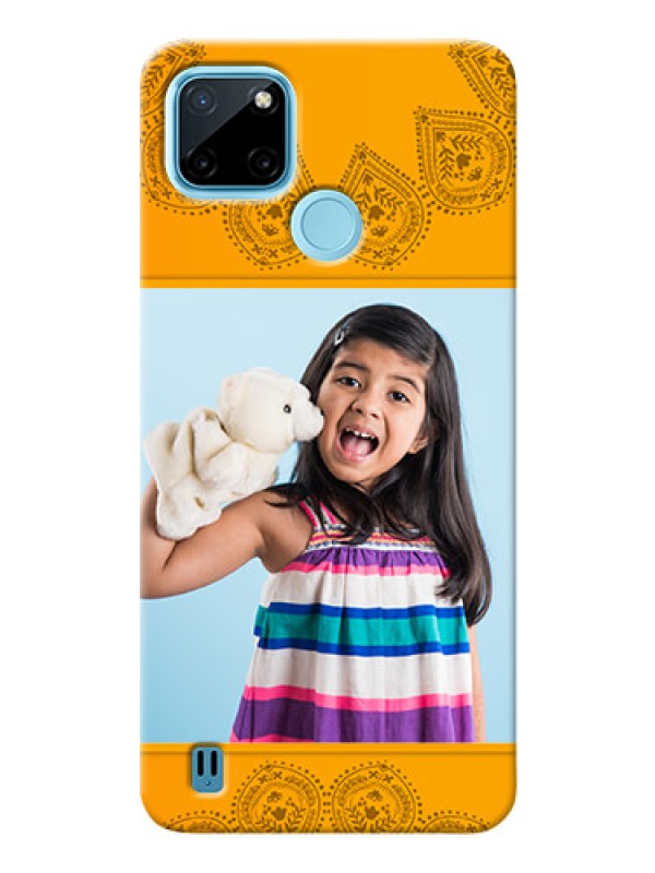 Custom Realme C21Y custom mobile back covers: Photo Wedding Design 