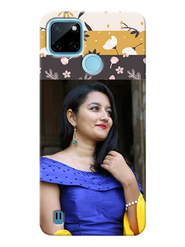 Custom Realme C21Y mobile cases online: Stylish Floral Design