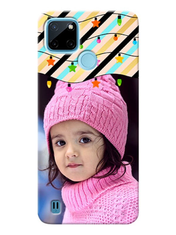 Custom Realme C21Y Personalized Mobile Covers: Lights Hanging Design