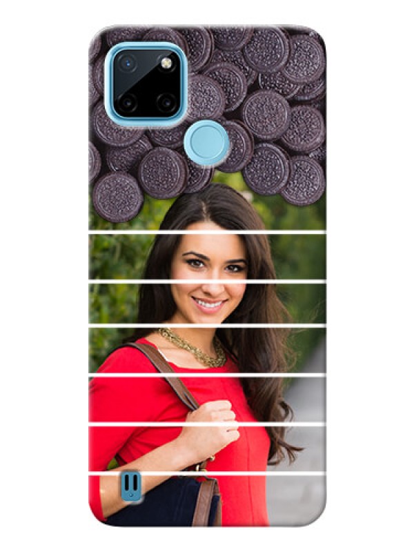 Custom Realme C21Y Custom Mobile Covers with Oreo Biscuit Design